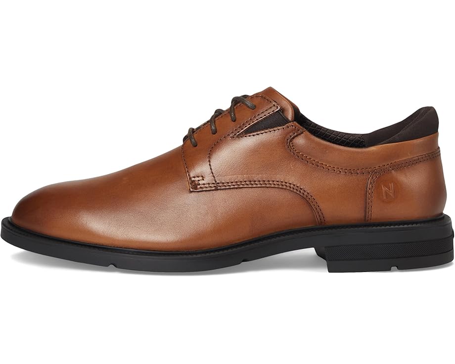 Мужские оксфорды Nunn Bush Kore Icon Plain Toe Oxford Easy On Easy Off Dress Casual, Cognac — фото 4