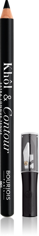 

Khôl & contour extra longue tenue long-lasting eyeliner pencil with sharpener Bourjois, atspalvis 001 noir-issime 1,2 гр