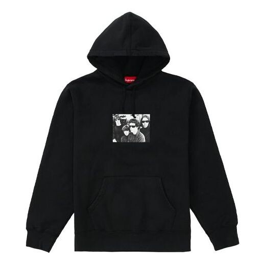 

Толстовка the velvet underground hooded sweatshirt 'black' Supreme, черный