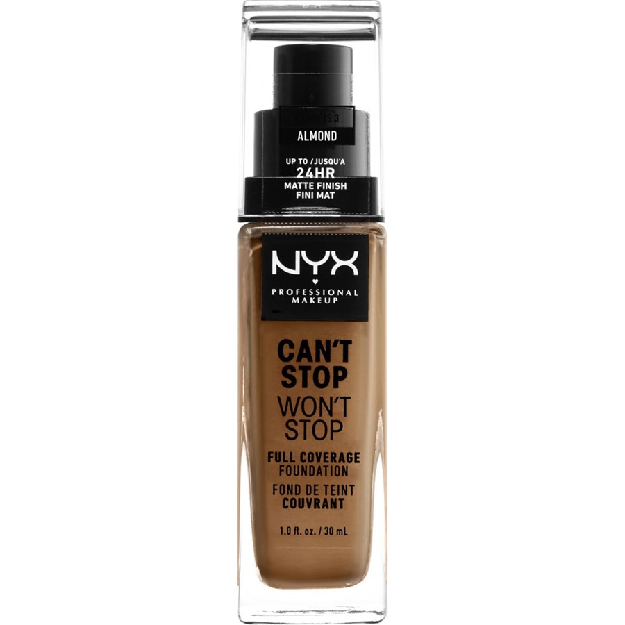 

Тональная основа NYX Professional Makeup Can't Stop Won't Stop Foundation, Nr. 24 Almond / 30 ml