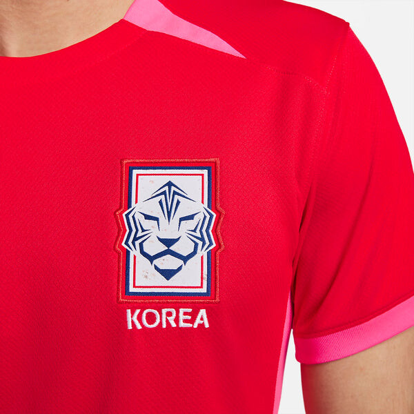 Футболка Корея 2023 стадион домашний футбольный свитер dri fit Nike, красный — фото 2