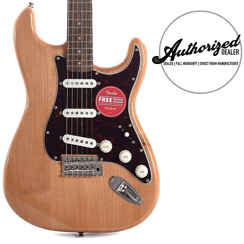 

Электрогитара Fender Squier Classic Vibe SSS 70's Stratocaster Electric Guitar - Natural