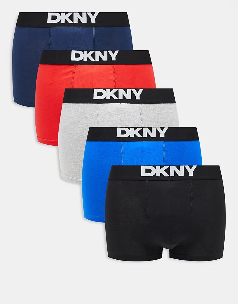 

Набор из 5 трусов-боксеров DKNY Walpi черного цвета
