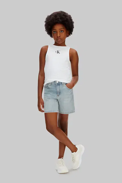 Шорты джинсовые Calvin Klein Jeans, синий