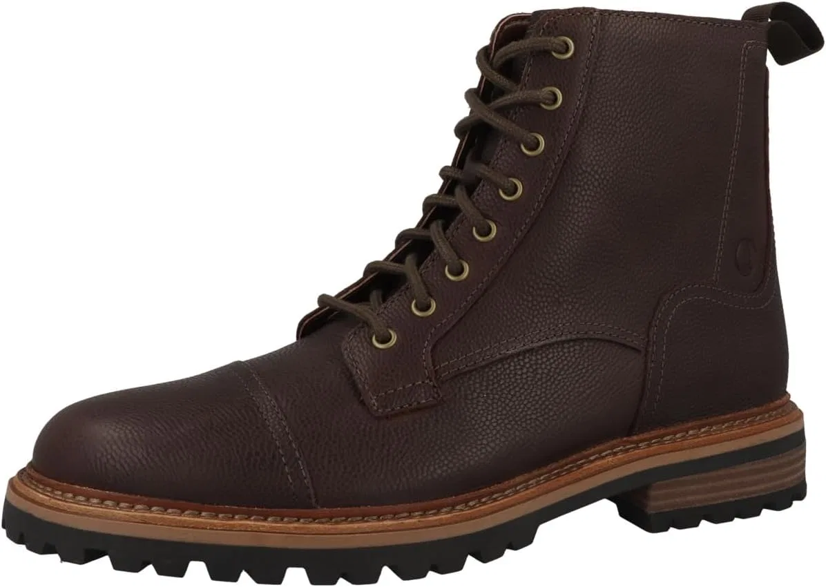 Мужские кроссовки Clarks Clarkridge Hi Trainers, коричневый — фото 4