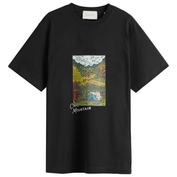 

Футболка с изображением велосипеда Café Mountain, черный