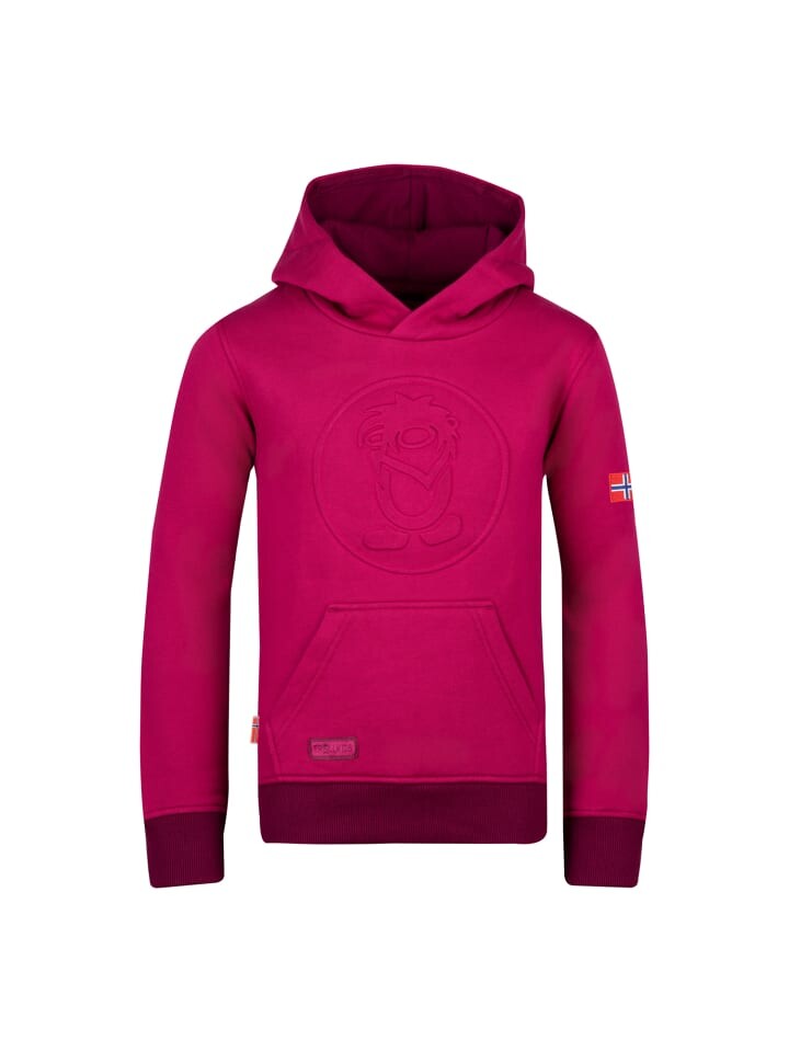 

Пуловер Trollkids Lillehammer, цвет fireberry