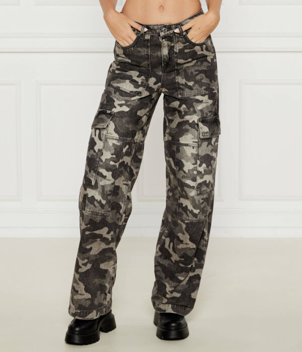 

Джинсы камуфляж Loose fit Michael Kors, серый