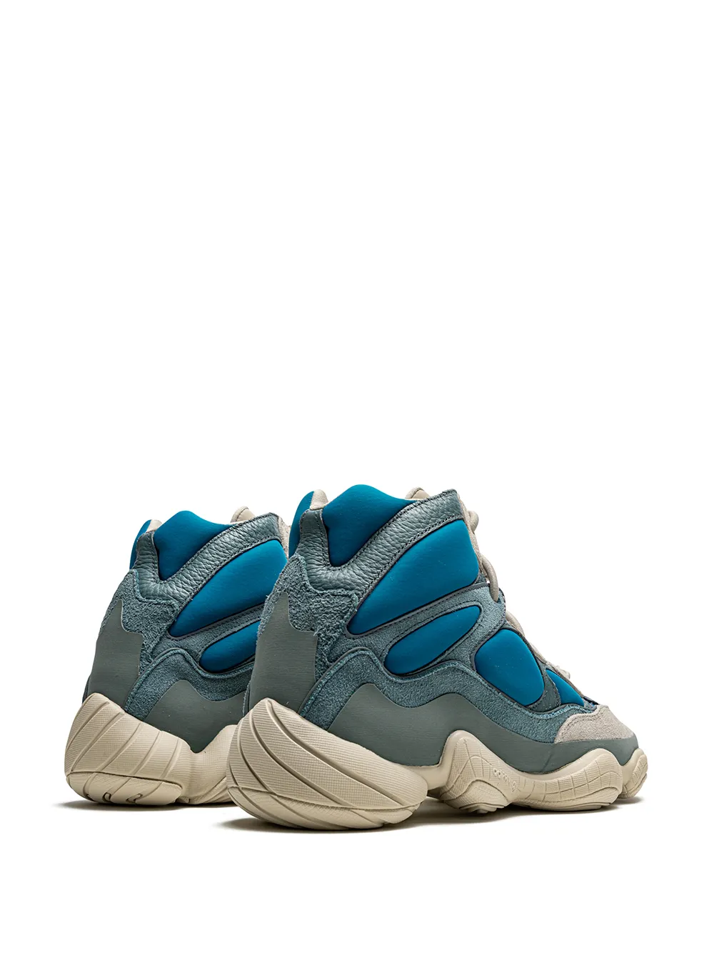 Кроссовки Yeezy 500 High adidas Yeezy, синий — фото 3