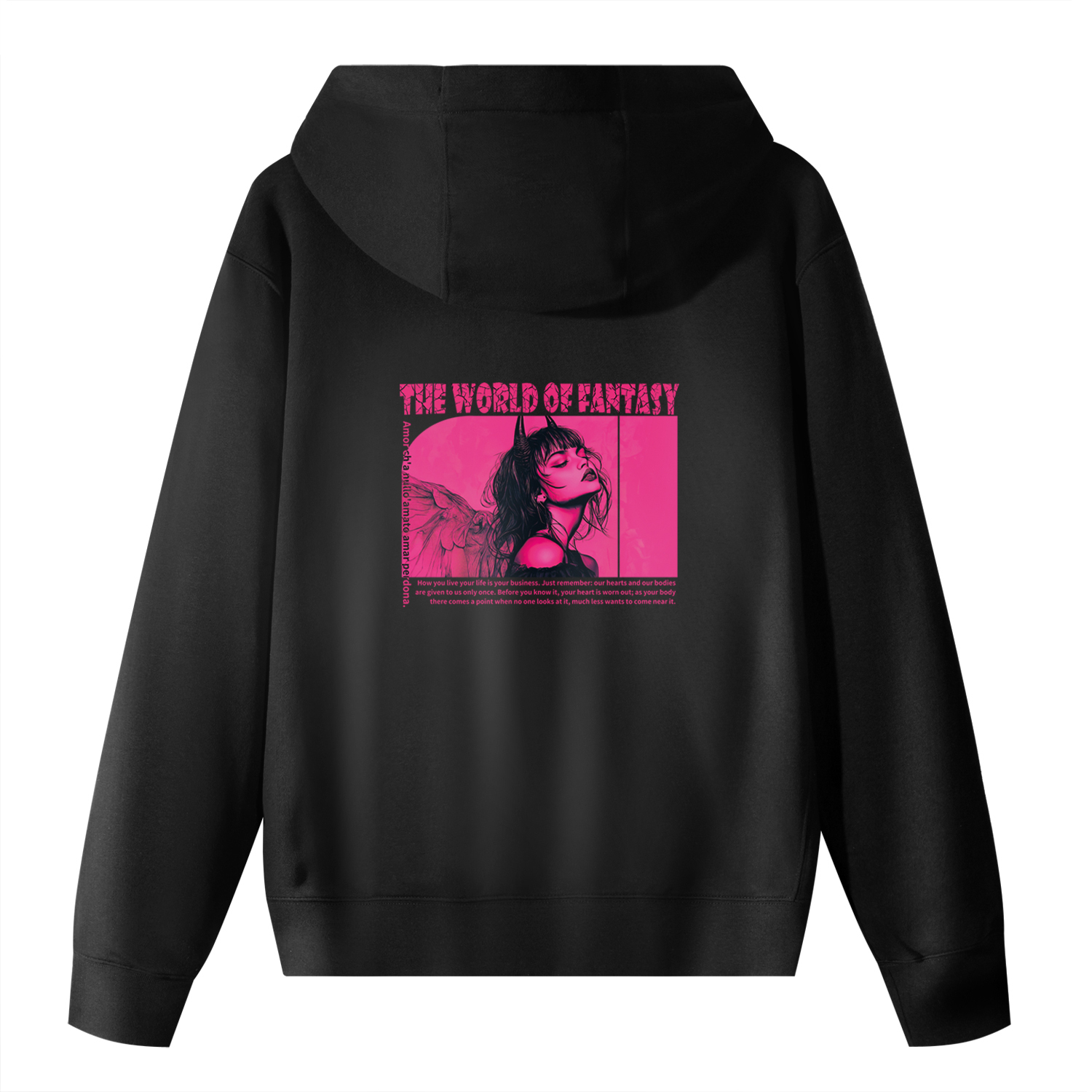 

Спортивный клубный свитшот унисекс черный Nike, Black Desire Angel