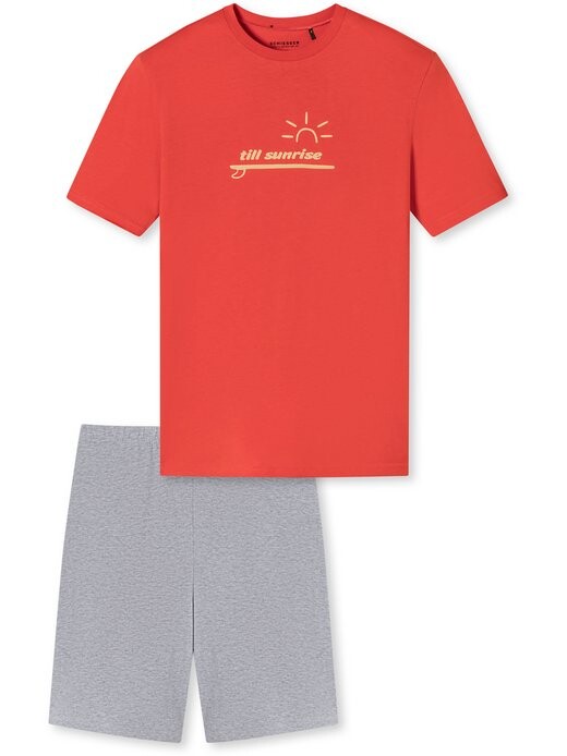 

Пижамы из органического хлопка Schiesser, красный