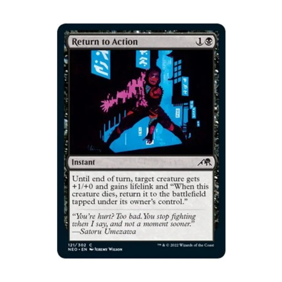

CCG Вернуться к действию (С) (фольга), MTG - Kamigawa : Neon Dynasty