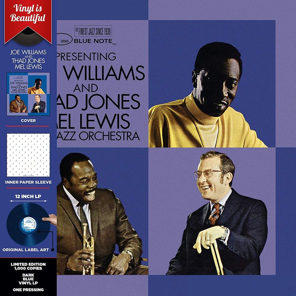 

Виниловая пластинка LP Presenting Joe Williams & Thad Jones / Mel Lewis Jazz Orchestra [Blue Vinyl] - Joe Williams