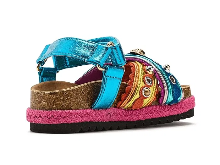 Сандалии деним Mini Kensington Espadrille Kurt Geiger London Kids, Multi — фото 4