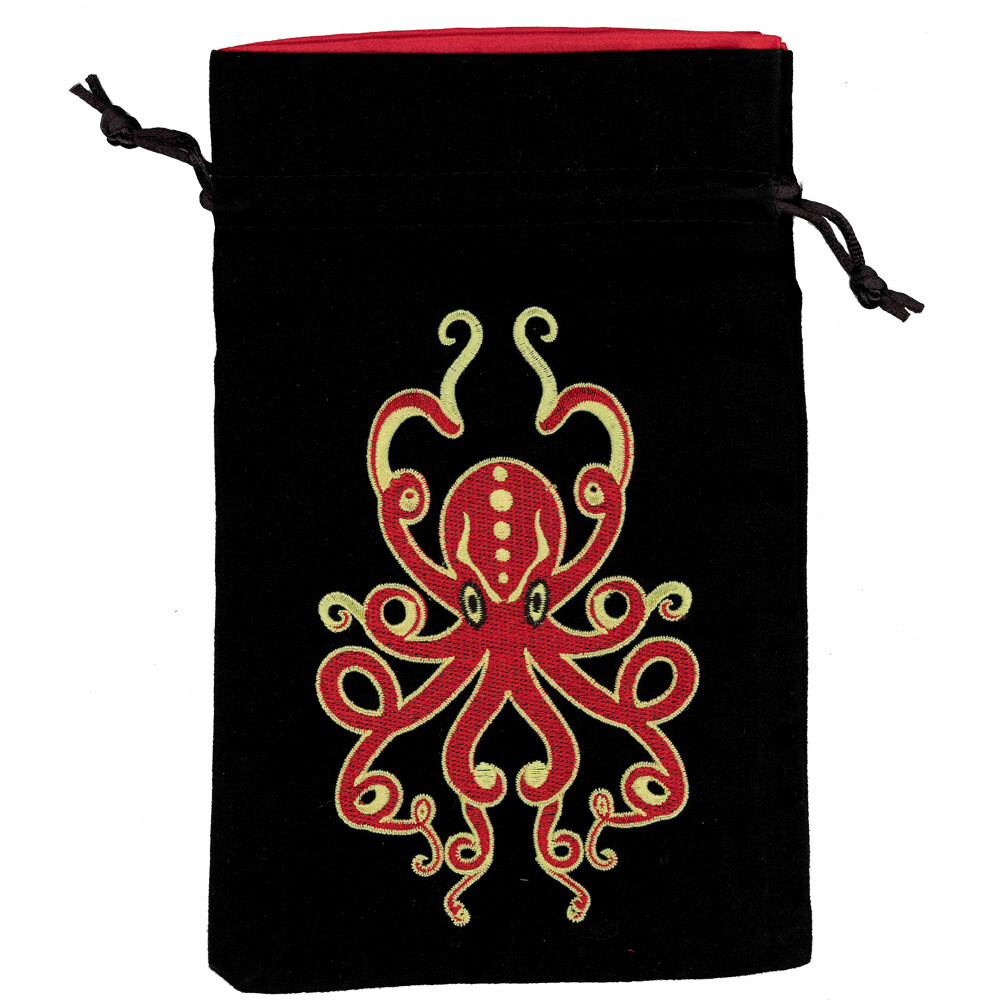

Аксессуары Black Oak Workshop Dice Bag: Red Kraken