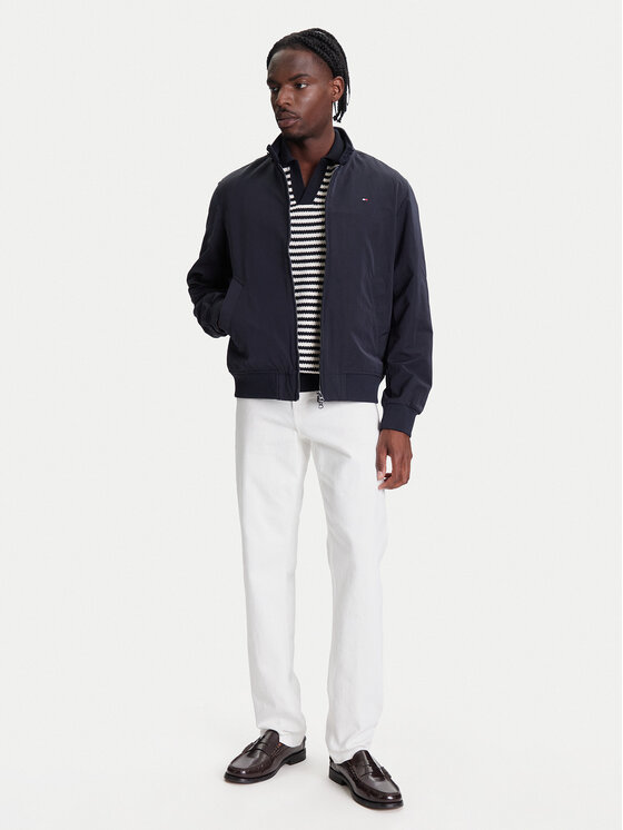 Куртка-Бомбер стандартный крой Harrington MW0MW39637 Tommy Hilfiger, синий — фото 2