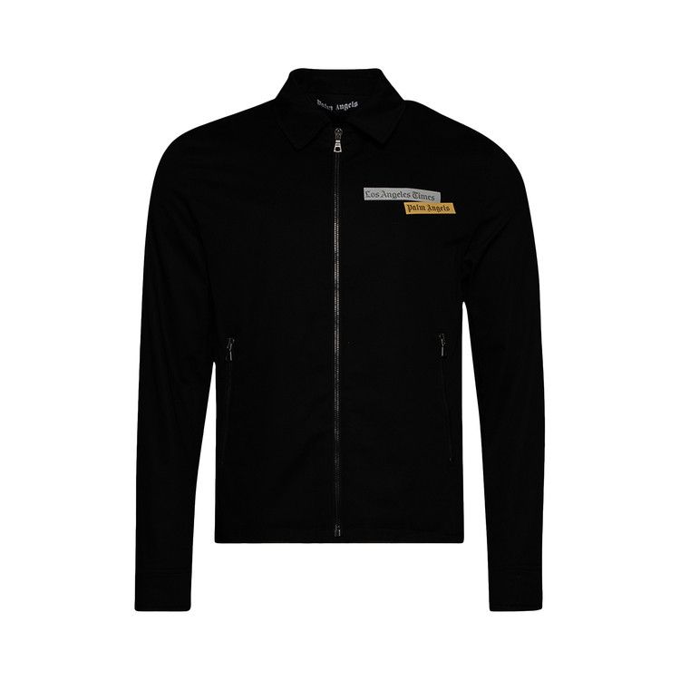 

Куртка Palm Angels x LA Times News Jacket, Black/Off White