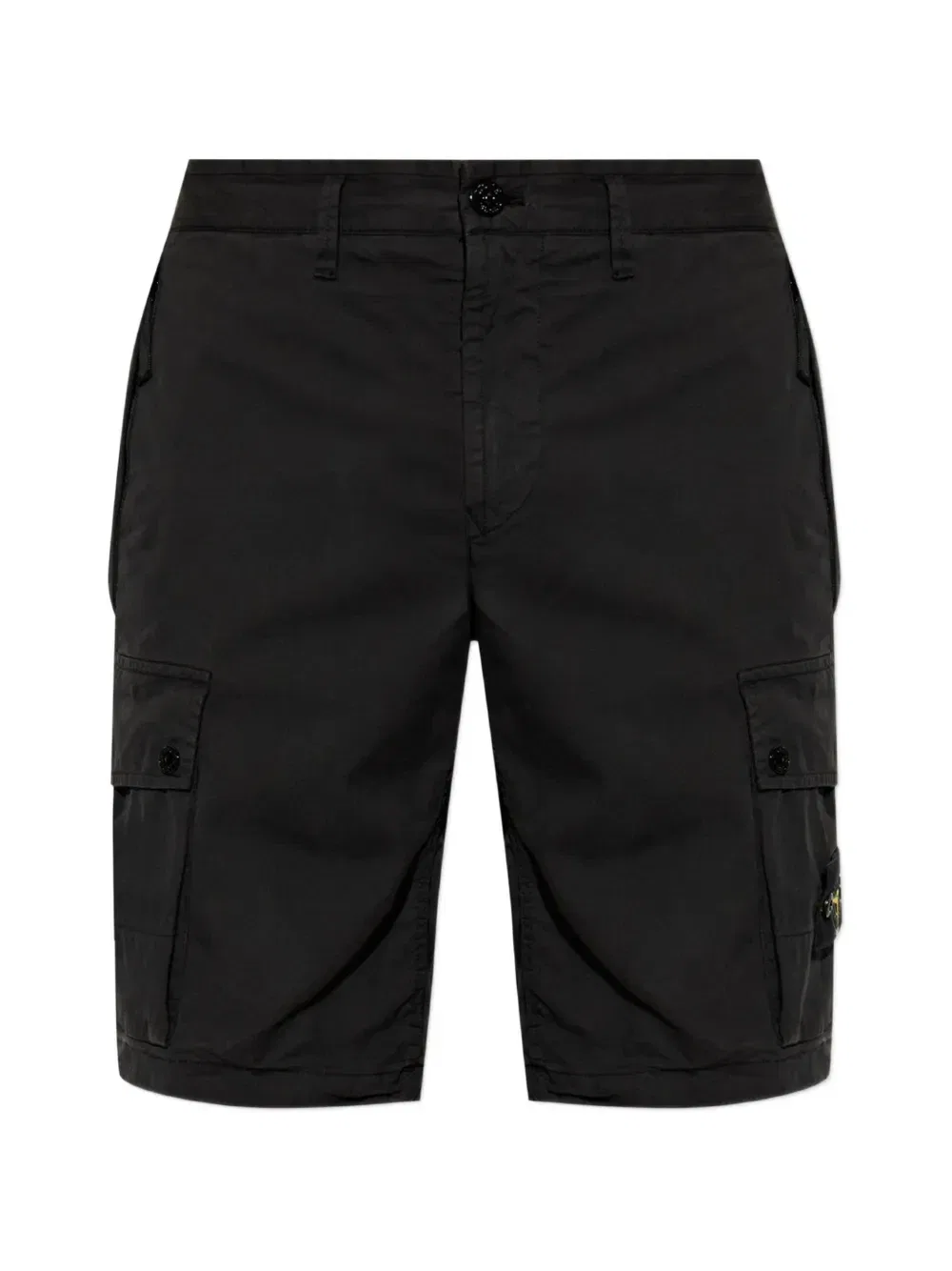 Брюки карго Brushed "old" effect Stone Island, черный