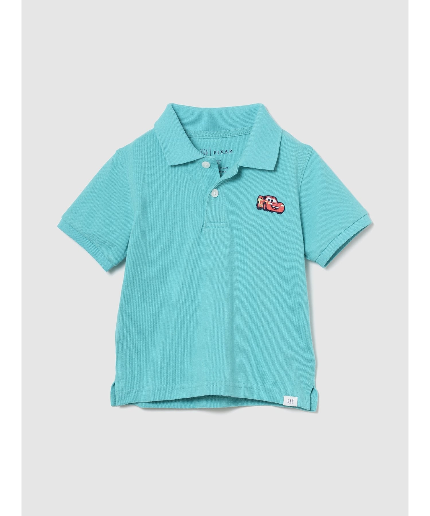 (K)babyGap x Disney Рубашка-поло из пике GAP, AQUA_TROPIC