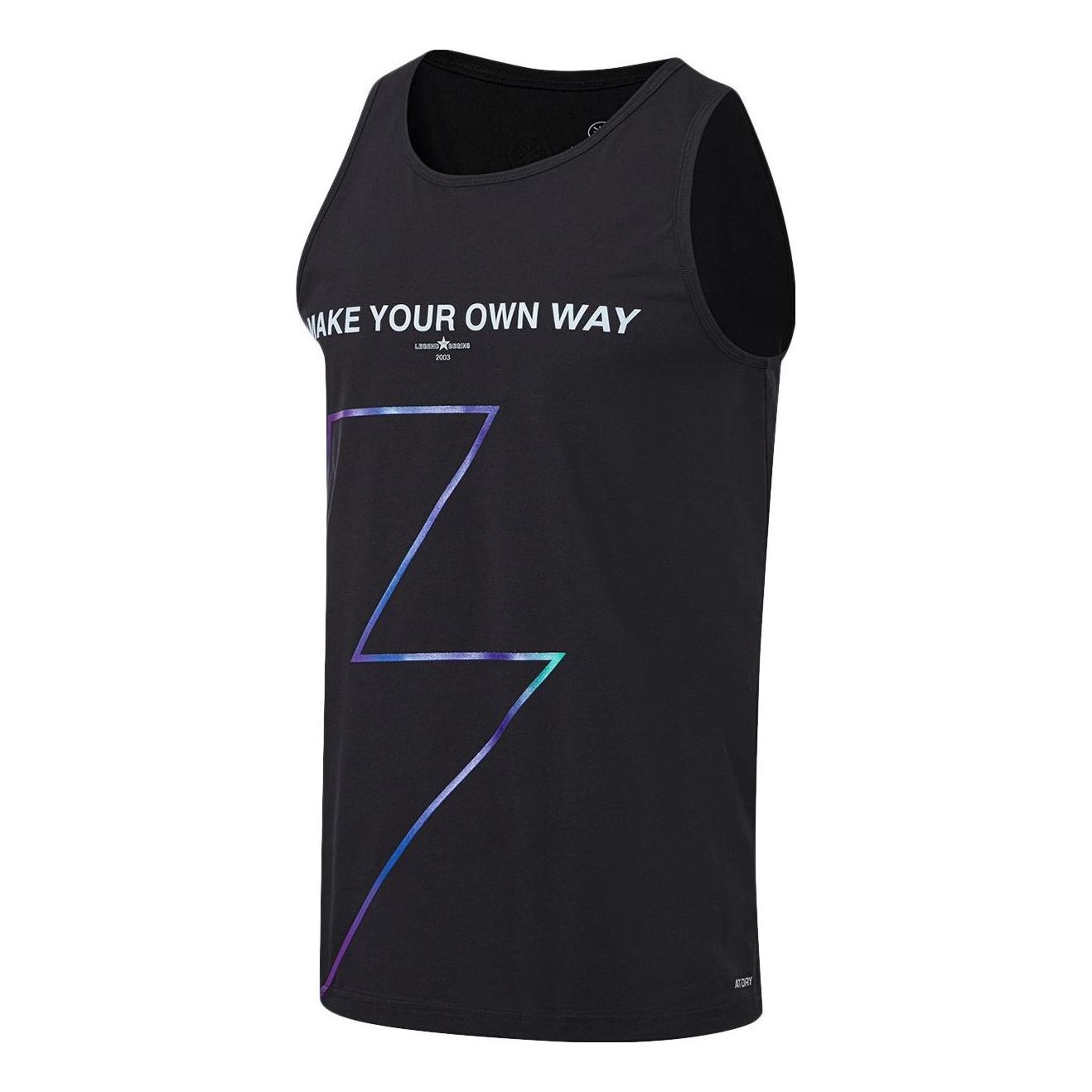 

Спортивный топ Li-Ning Way Of Wade Graphic Basketball Tank 'Black' AVST089-1, черный