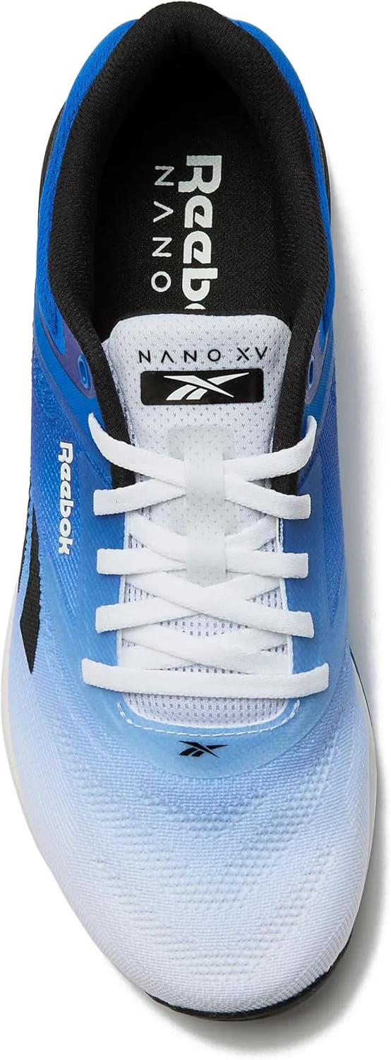 Мужские кроссовки Reebok Nano X5, для кросс-тренинга и легкого бега, белый/синий/черный — фото 4