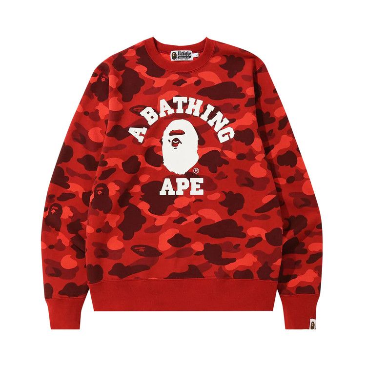 

Свитер BAPE Color Camo College Crewneck, Red