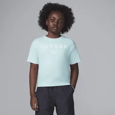 

Футболка Jordan Big Kids' Graphic T-Shirt, цвет Light Dew