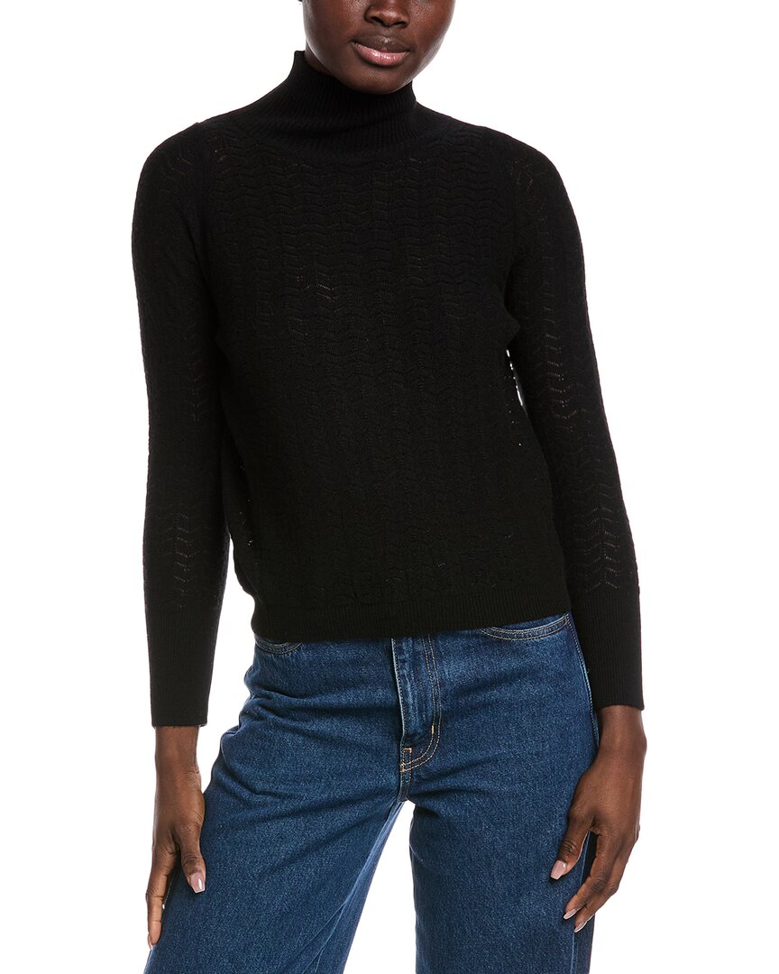 

Мужской свитер из шерсти и кашемира Malo Cashmere, черный