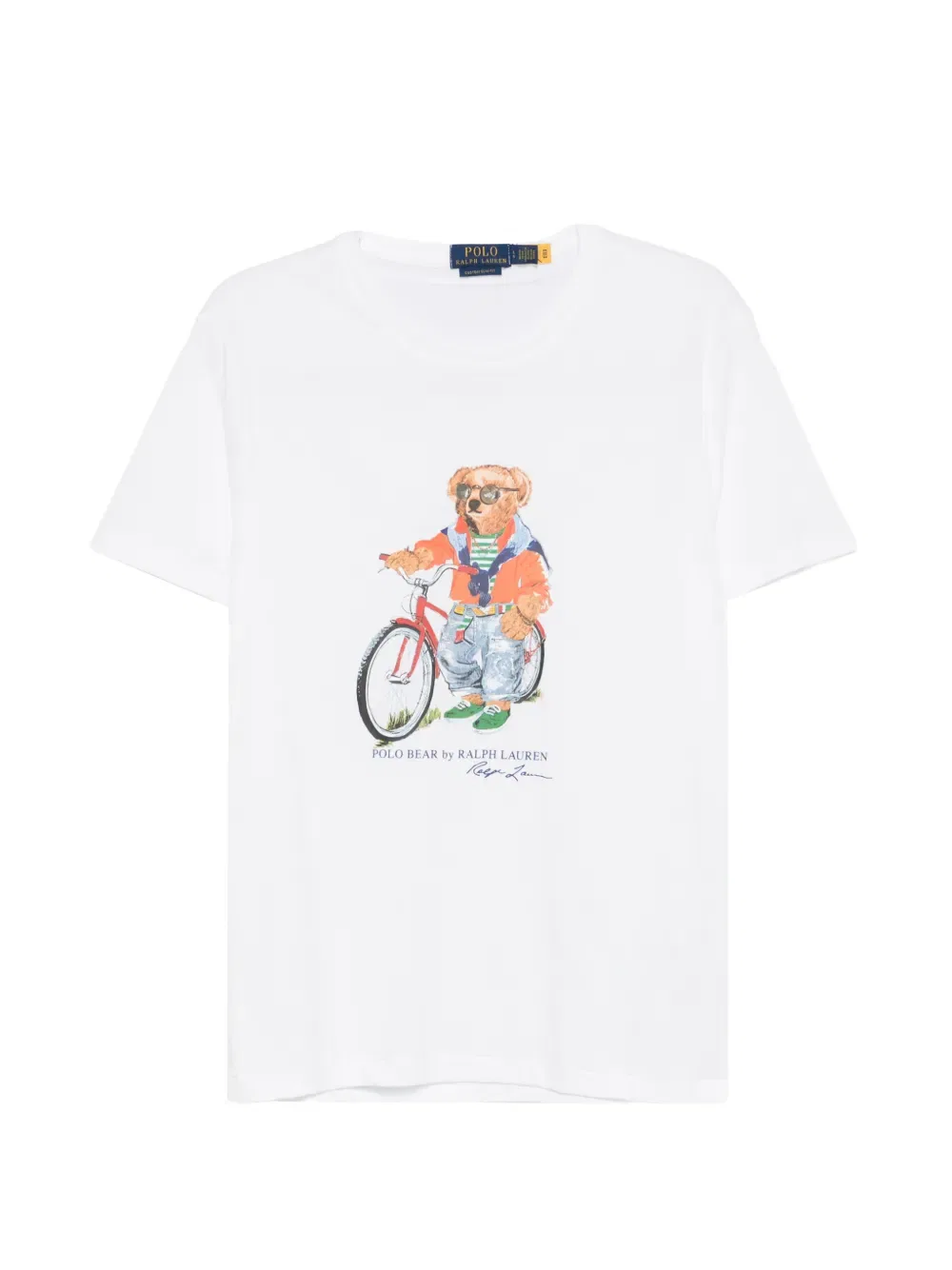 Футболка Polo Bear с принтом медведя Polo Ralph Lauren, белый