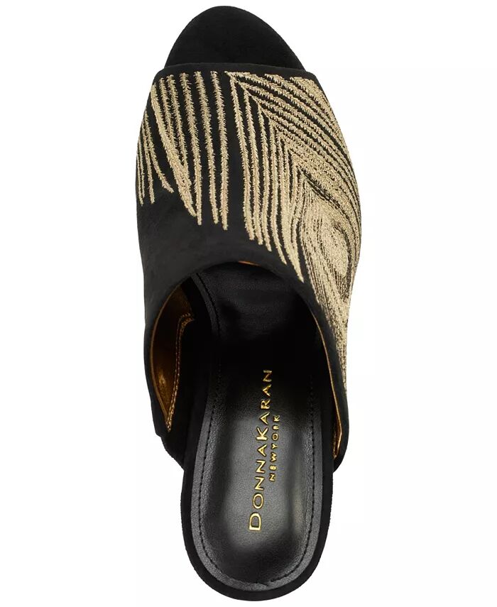 Женские мюли Donna Heeled Donna Karan New York, черный — фото 2