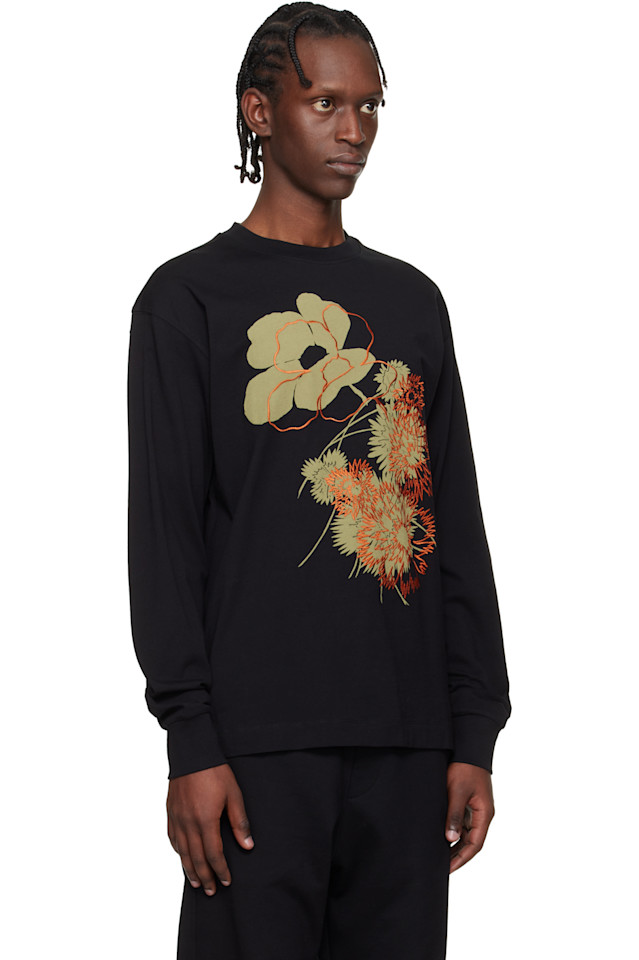Dries Van Noten Футболка с цветочным принтом — фото 2