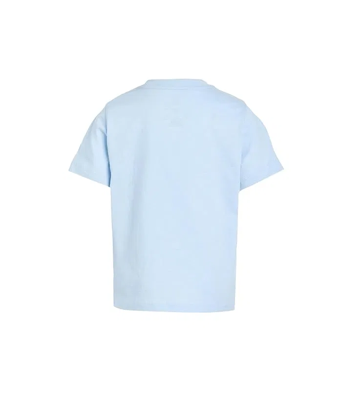 Детский комплект из футболки и шорт хлопок Essential Cotton Graphic Tee Shorts Set Adidas Kids, Black — фото 2