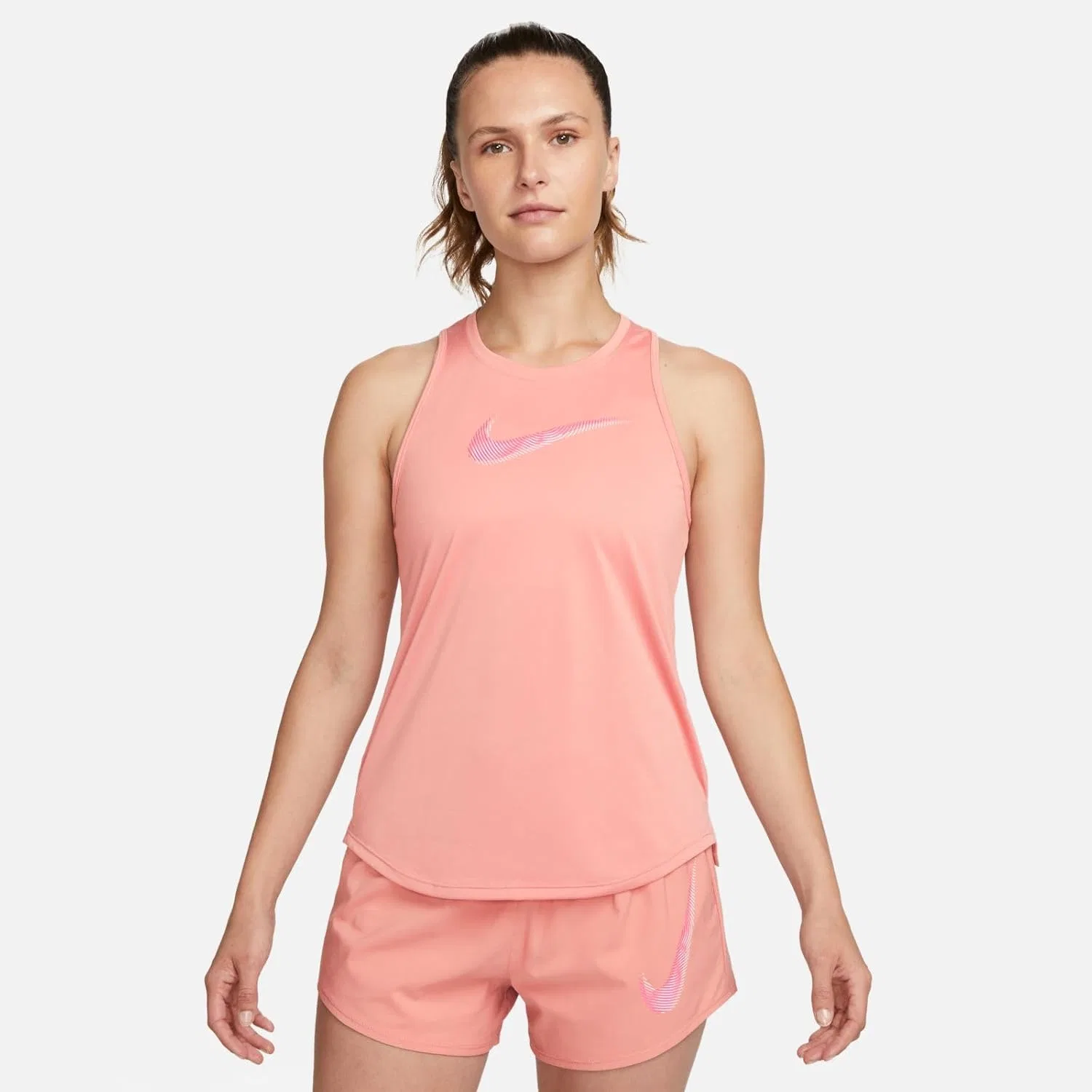 Футболка Nike Women's Retro, Red Stardust/Fierce Pink — фото 2