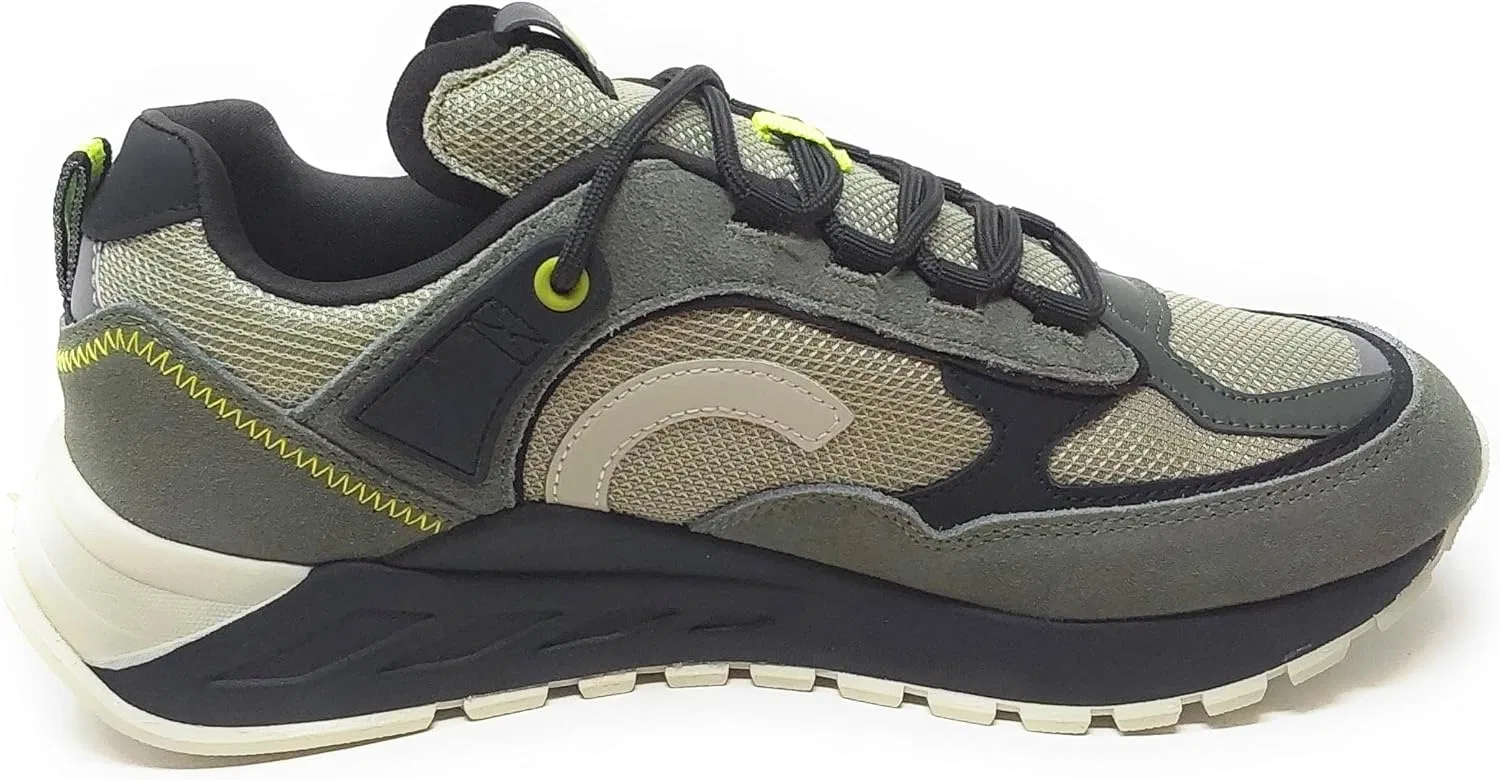 Мужские кроссовки Colmar XX3 RN Army 200 цвета «военный зеленый» (Military Green-Black) — фото 3