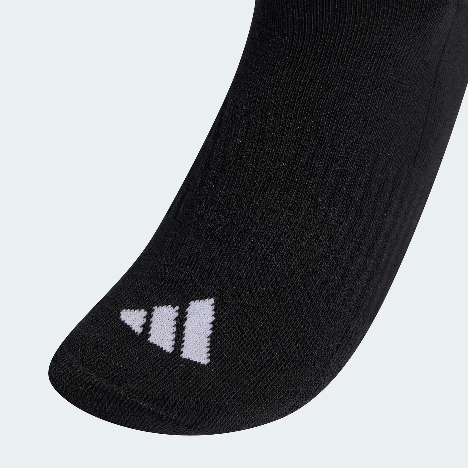 Носки спортивные, 3 пары, 3-Stripes Cushioned Sportswear, Adidas, белый/черный — фото 3