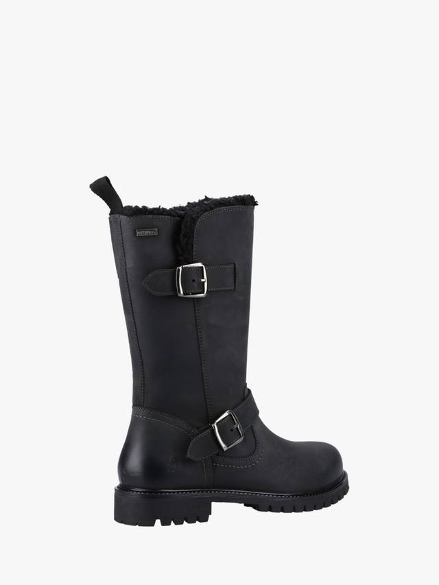 Водонепроницаемые кожаные ботинки Winnie из телячьей кожи Hush Puppies, Black — фото 3