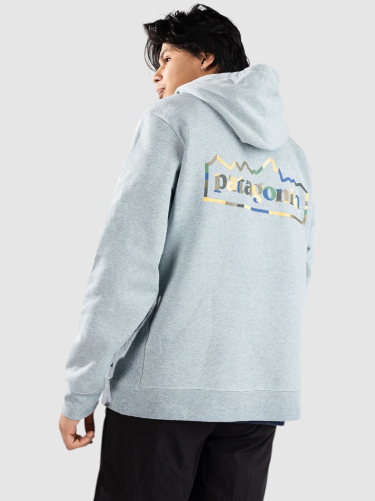 Худи Patagonia Unity Fitz Uprisal Hoodie, thermal blue — фото 3