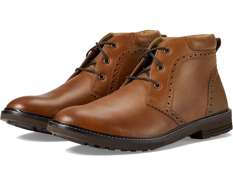 

Ботинки Nunn Bush Ozark 2.0 Plain Toe Chukka Leather Boot, желто-коричневый