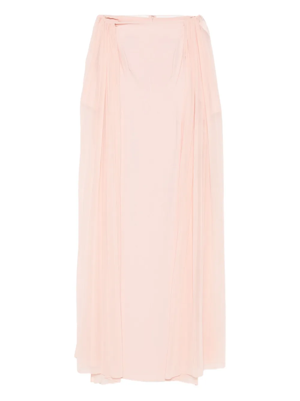 

Платье-накидка макси с длинными рукавами Nicole Miller, розовый