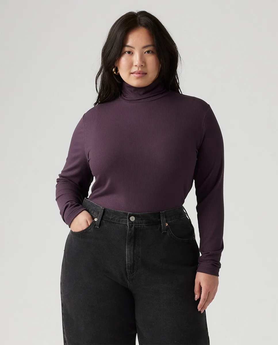 

Женская футболка с длинным рукавом Levi'S Plus, баклажановый