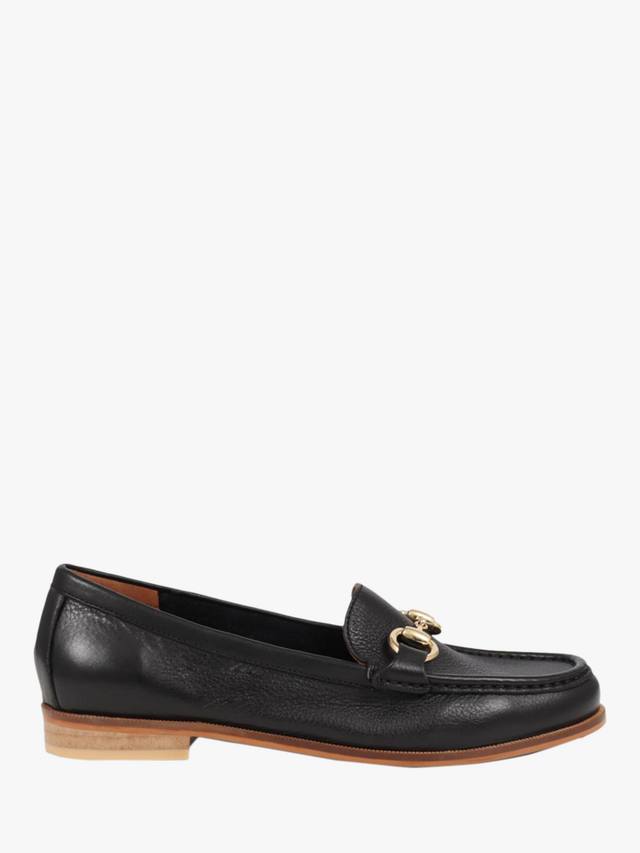 Кожаные мокасины tadley из лошадиной кожи Jones Bootmaker, черный