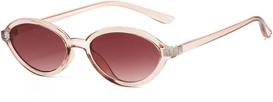 

Солнцезащитные очки UV400 с овальной оправой в стиле панк с градиентным переходом, подходят для женщин и мужчин, для бега и занятий спортом на открытом воздухе UYPTK, Champagne Tea