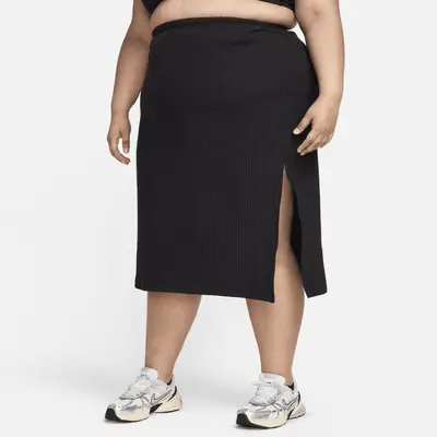 

Юбка Nike Sportswear Chill Rib, черный