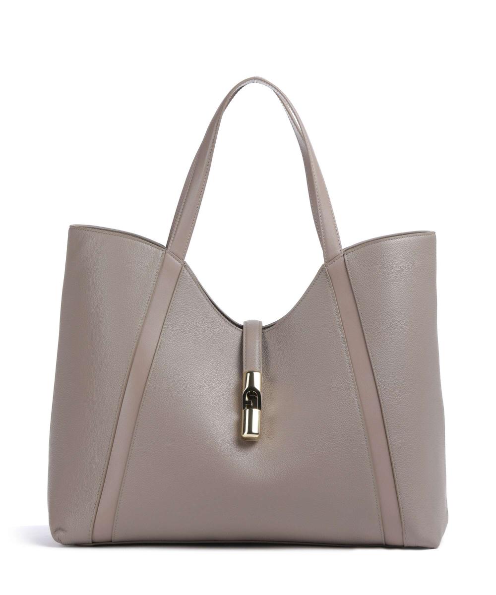 

Сумка-Шоппер Goccia xl из зернистой кожи Furla, серый