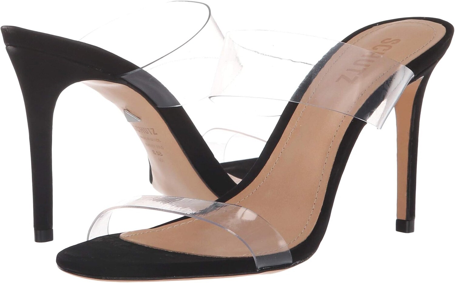 

Босоножки Ariella Schutz, цвет Black/Transparente Nubuck/Vinil