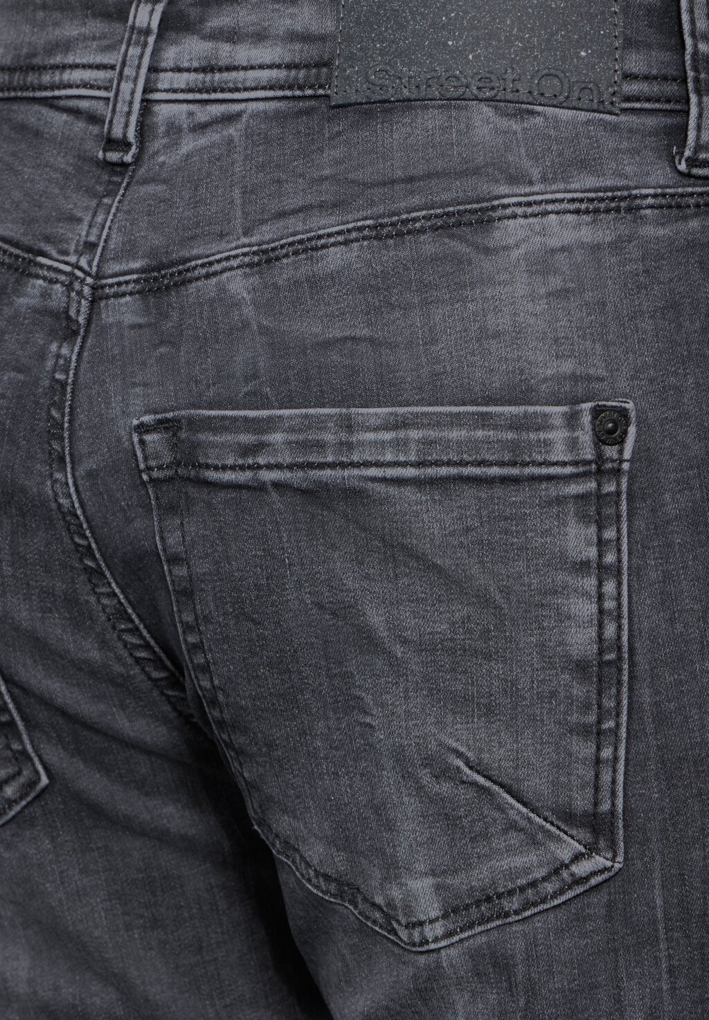 

Джинсы Bootcut Street One, черный деним