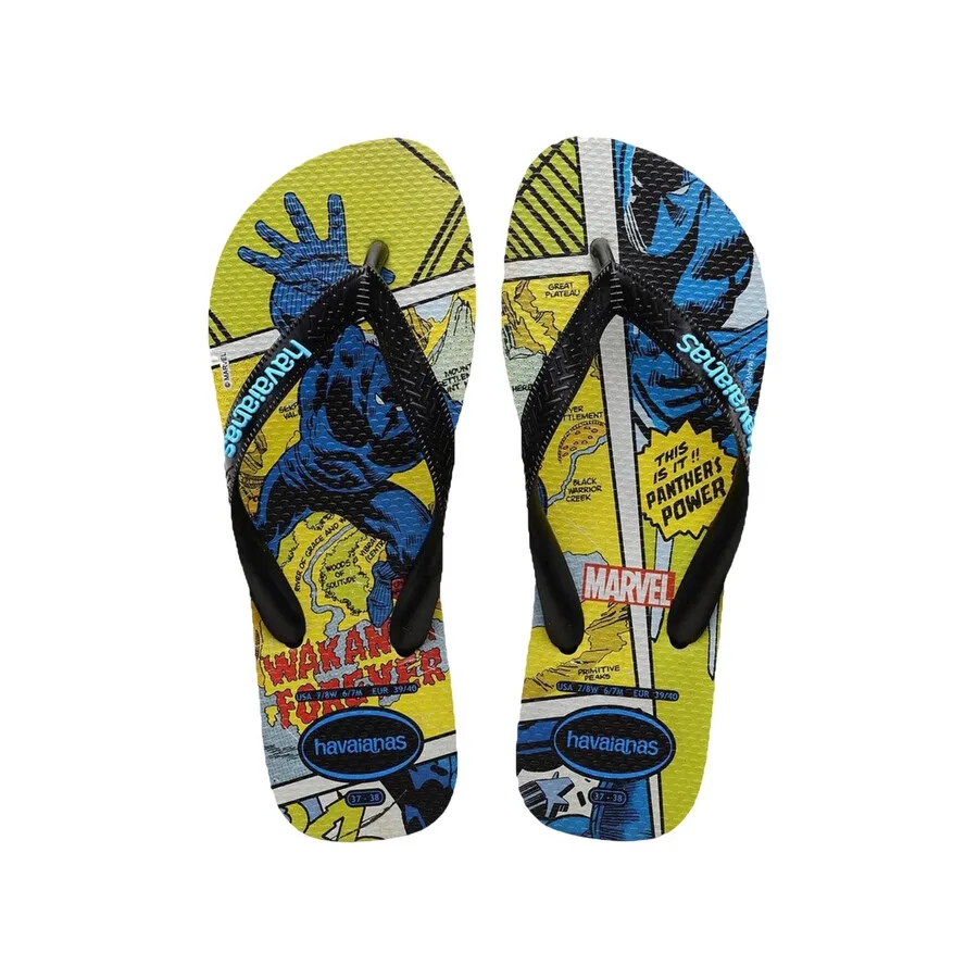 Вьетнамки Havaianas Top Marvel Classics, черный — фото 3