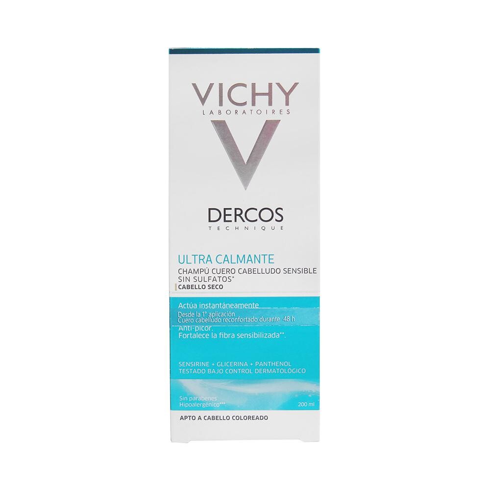 

Шампунь без сульфатов Vichy Dercos Ultra Calmante, 200 мл