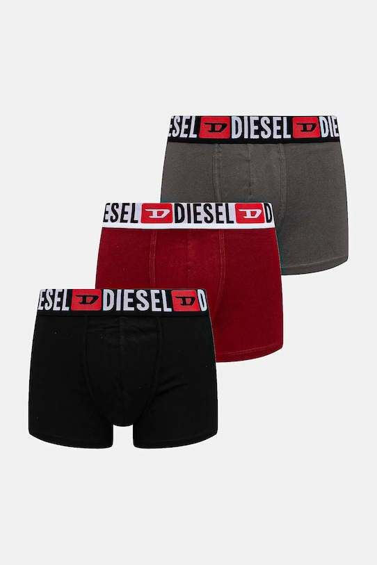 

Боксерские шорты Diesel umbx-damien-three pack boxers 3-pack, красный