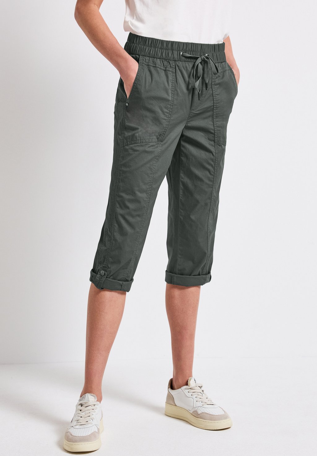 

Шорты MIT TURN-UP - Trousers Street One, цвет Grün